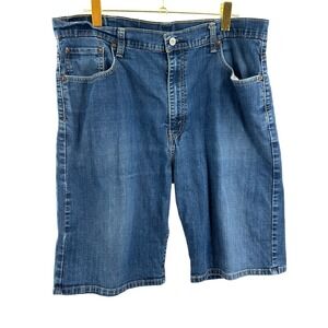 Levi's 569 Loose Fit Denim Jean‎ Shorts Mens Size 40 Blue Casual